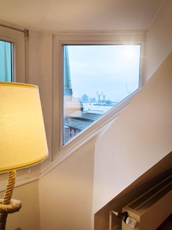 Апартаменты Loft-Panoramablick-Hafen & Elbe! Гамбург Экстерьер фото