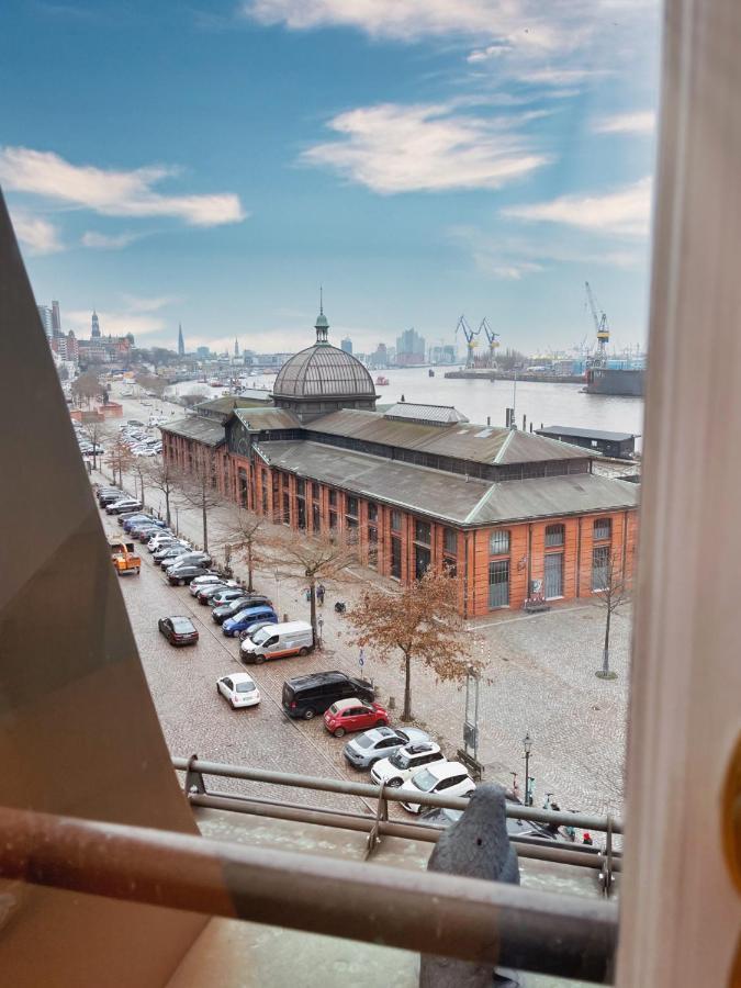 Апартаменты Loft-Panoramablick-Hafen & Elbe! Гамбург Экстерьер фото