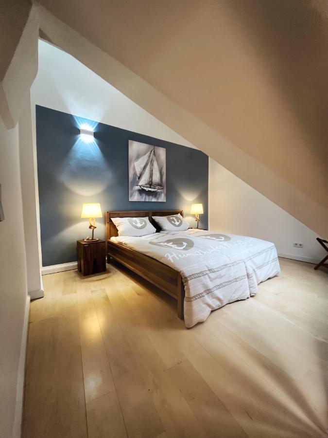 Апартаменты Loft-Panoramablick-Hafen & Elbe! Гамбург Экстерьер фото