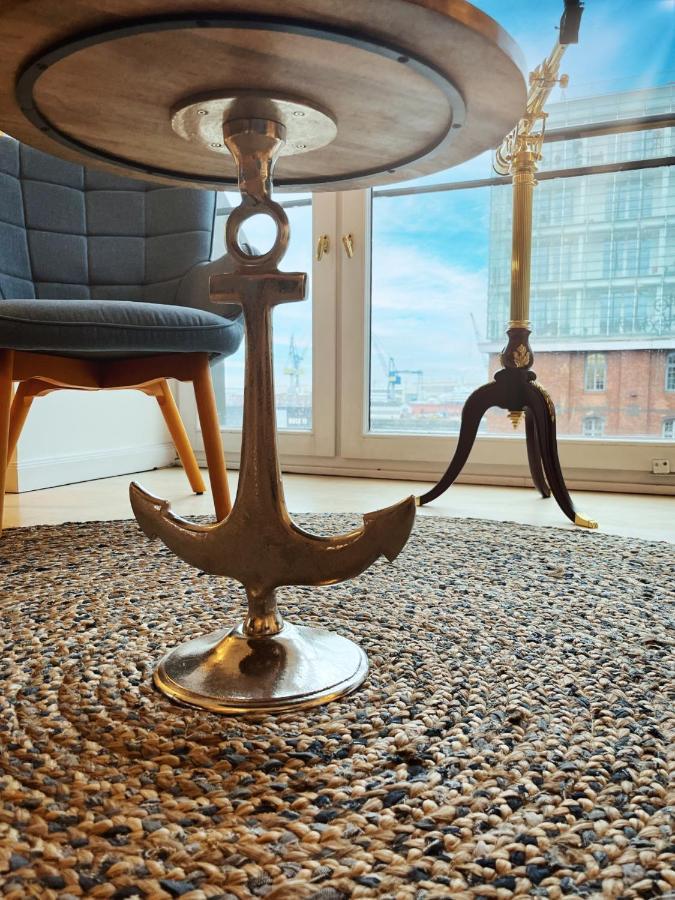 Апартаменты Loft-Panoramablick-Hafen & Elbe! Гамбург Экстерьер фото