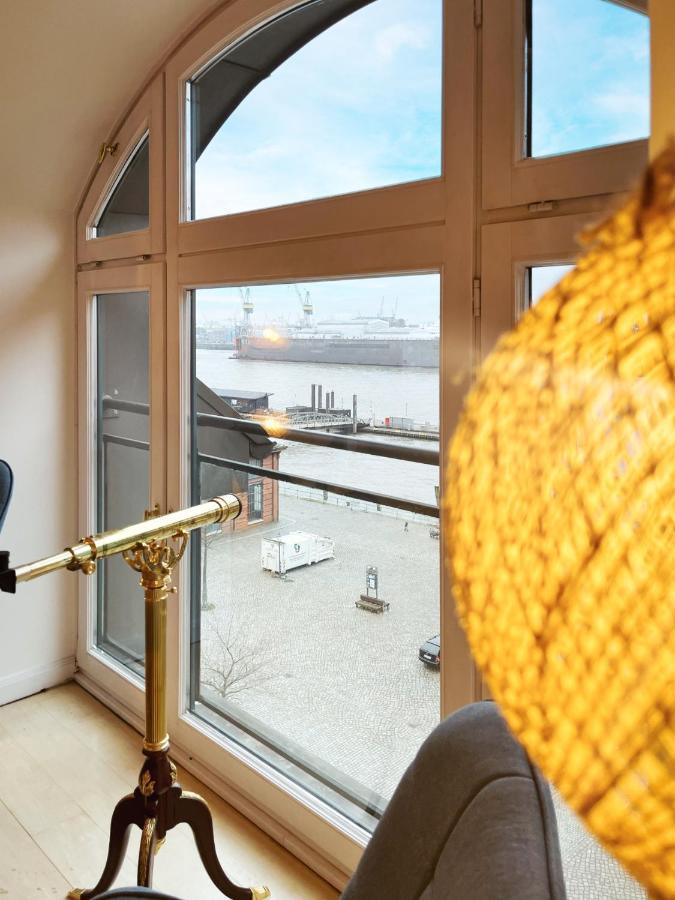 Апартаменты Loft-Panoramablick-Hafen & Elbe! Гамбург Экстерьер фото